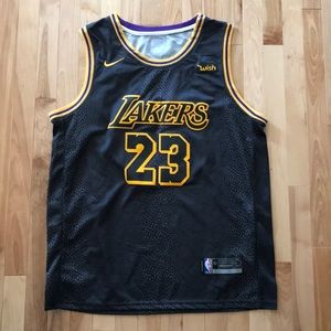LeBron James NBA authentic Lakers jersey
